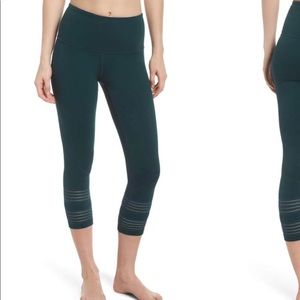 Zella Twin High Waist Crop Leggings Sz S
